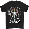 Feeling Christmas In My Bones Men's 100% Cotton T-Shirt