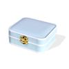 PU Leather Lockable Jewelry Box Lockable Jewelry Storage Case Portable Jewelry Case  Girls