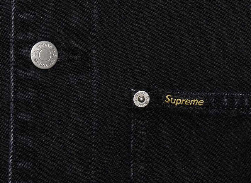 Supreme Denim Chore Trucker Jacket Black