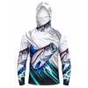 Unisex Dustproof Digital Hoodie with Bonus Face Mask, Long-Sleeve Top, Suitable for Outdoor Fishing