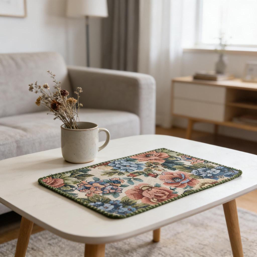 Cotton Linen Placemats Woven Cloth 30x45cm for Dining Table Kitchen Tabletop Place Mats