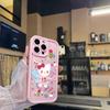 Sanrio TK Sandpaper Cute Pink Phone Case for Apple 11