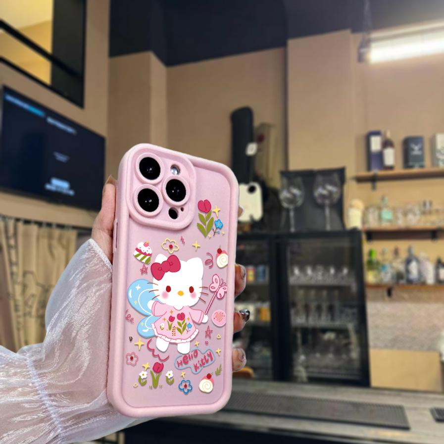 Sanrio TK Sandpaper Cute Pink Phone Case for Apple 11