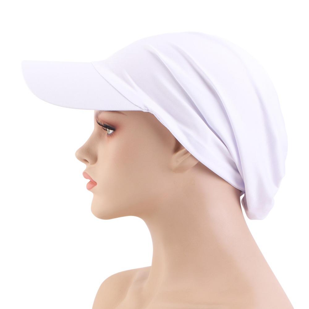Outdoor Baseball Cap Headscarf Summer Sun Visor Hat Casual Islamic Hat Wrap Casquette Gorras