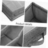 Kitchen Storage Box With Removable Cover Reinforced Handles Stackable Design For Cutlery Office Supplies Jewelry Organizing