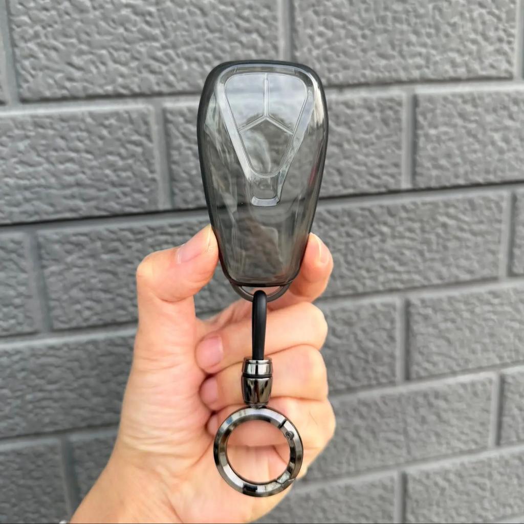 Transparent Black Tpu Key Case Holder Cover For Skyworth Ev6 Skywell Et5 Ht-I Hti Imperium Sev Elaris Beo Phev Remote Key Cover