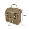 Weaving Basket Small House Gift Packaging Box Christmas New Year Xmas Gift Box Birthday Gift Packaging Box Vine Weaving Handbag