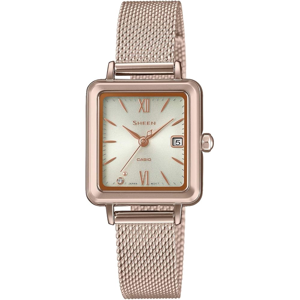 Casio Scene Solar Women's Watch SHS-D400CGM-4AJF Gold Color Elegant Design