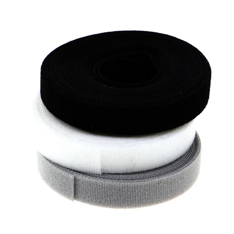 Curea ruloului de 5 m cu lățime de 15 mm Suport cablu pentru înfășurare bricolaj Organizator pentru cabluri