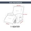 Recliner Sofa Cover Stretch Recliner Sofa Slipcover Relax Armchair Relax Cover Washable