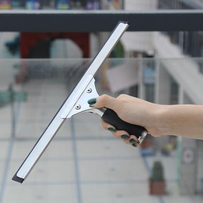 Profesionálna stierka na okná s gumeným okrajom s dlhou rukoväťou Stieracie sklo na sprchovanie v kúpeľni