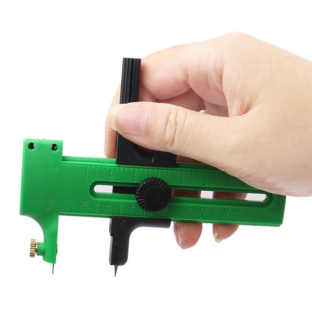Circle Paper Cutter Compass Circle Cutter Ratchet Handle Non-slip Grip Perfect 2-15cm Circles for Card Making DIY Crafts