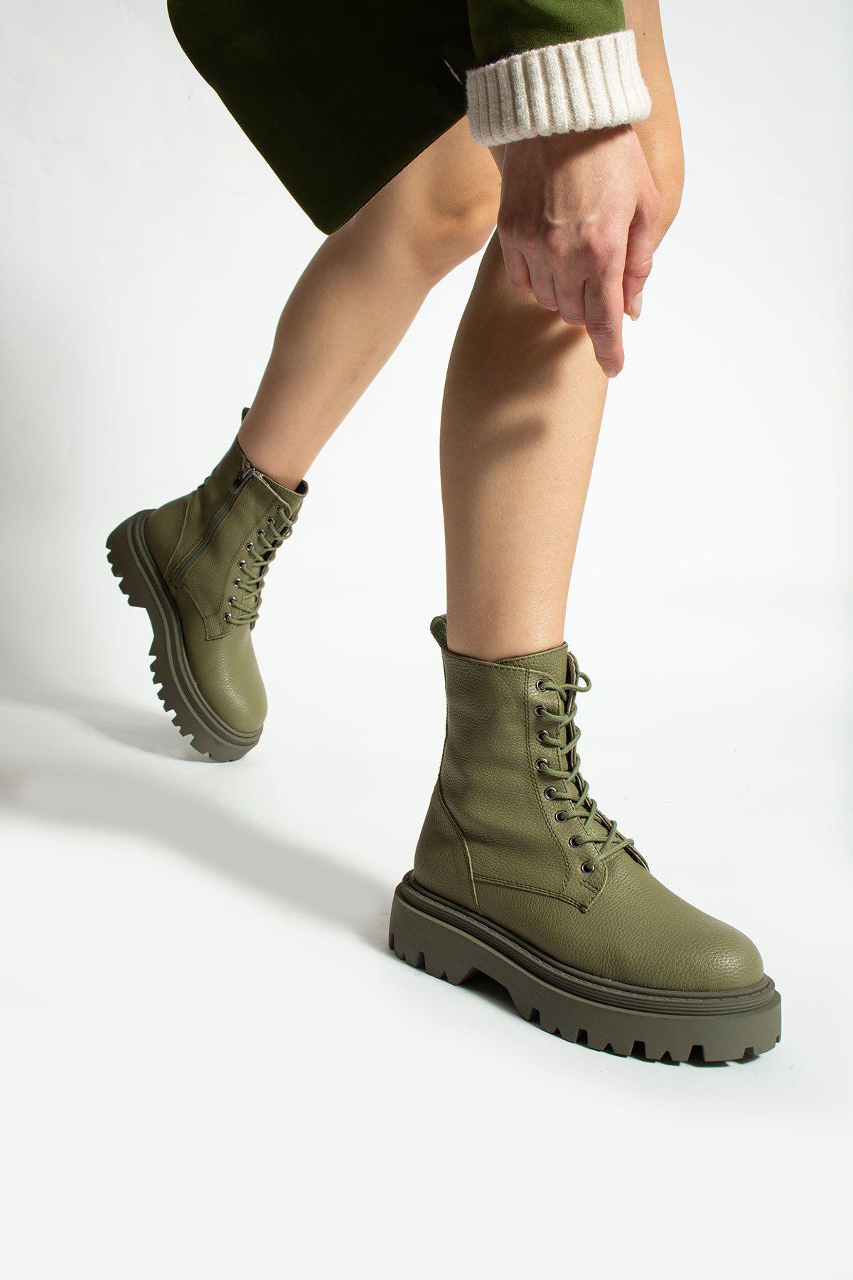 

Женские современные стильные модные ботинки, ботинки из искусственной кожи на шнуровке и молнии, ботинки на толстой подошве 38