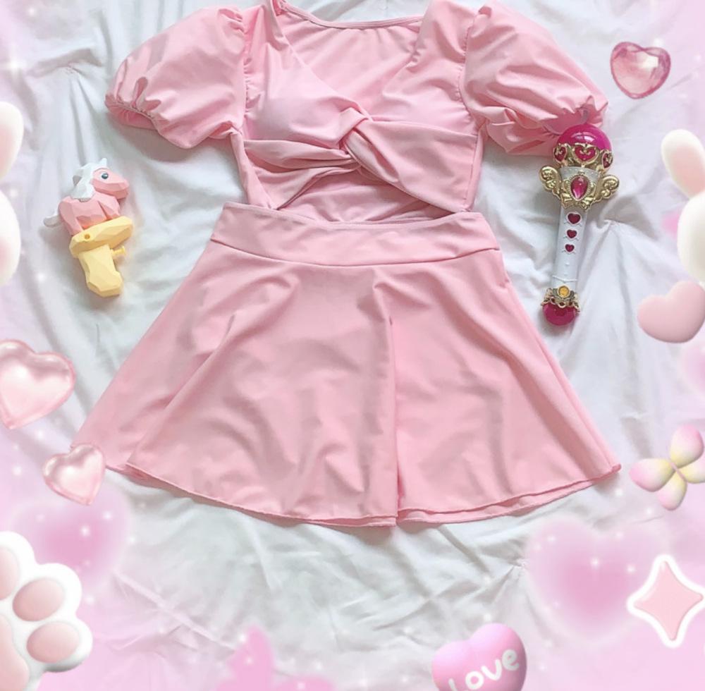 Korean Hot-Selling Two-Piece Skirt Swimsuit - Pure Desire Style Swimwear for Women