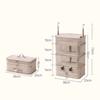 Hanging Travel Shelves Bag Travel Pouch for Household Hotel Bedroom Portable Hanging Travel Shelves Bag Packing Cube