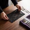 Skeleton Bat Dining Mat Spider Web Table Napkins Durable Lace Table Mat  Kitchen Dining