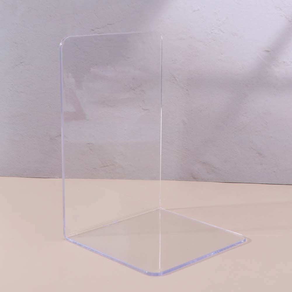 Book Holder L-shaped Desk Bookends Durable Display Book Stand Simple INS Book Support Rack Magazine