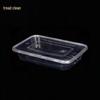 Disposable Transparent Plastic Food Containers