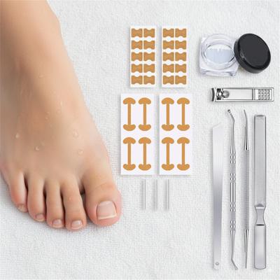 Professional Toe Nail Correction Kit For Women And Men With Breathable Toe Strips Painless Nail Files Foot Care Tools 16pcs Set