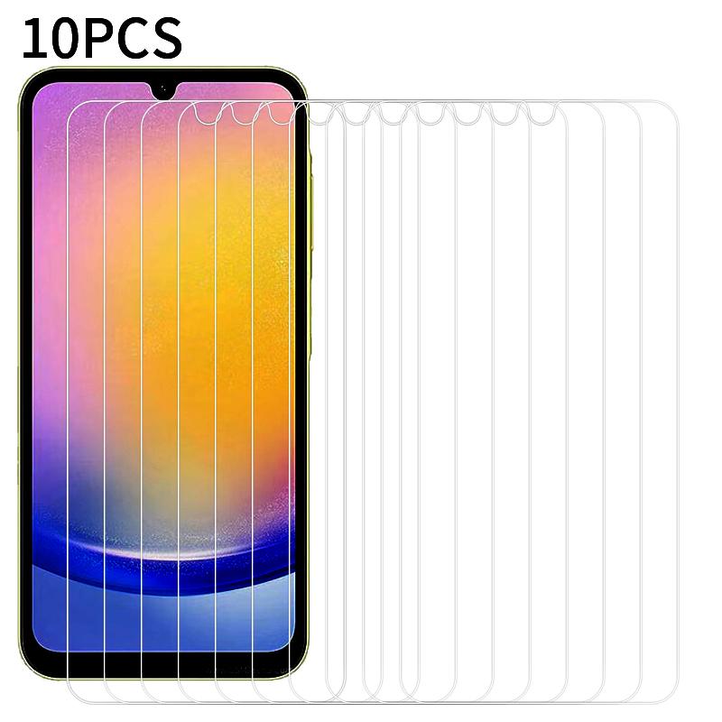 

RURIHAI 10Pcs For Samsung Galaxy A25 5G (Global) (161.0 x 76.5 x 8.3mm) 0.26mm Film HD Clear High Aluminium-silicon Glass Screen Protector Type A