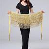 Bohemian Cross-border Belly Dance Hip Scarf with Sequins & Tassels - Women's Waist Chain for Indian Dance Performance