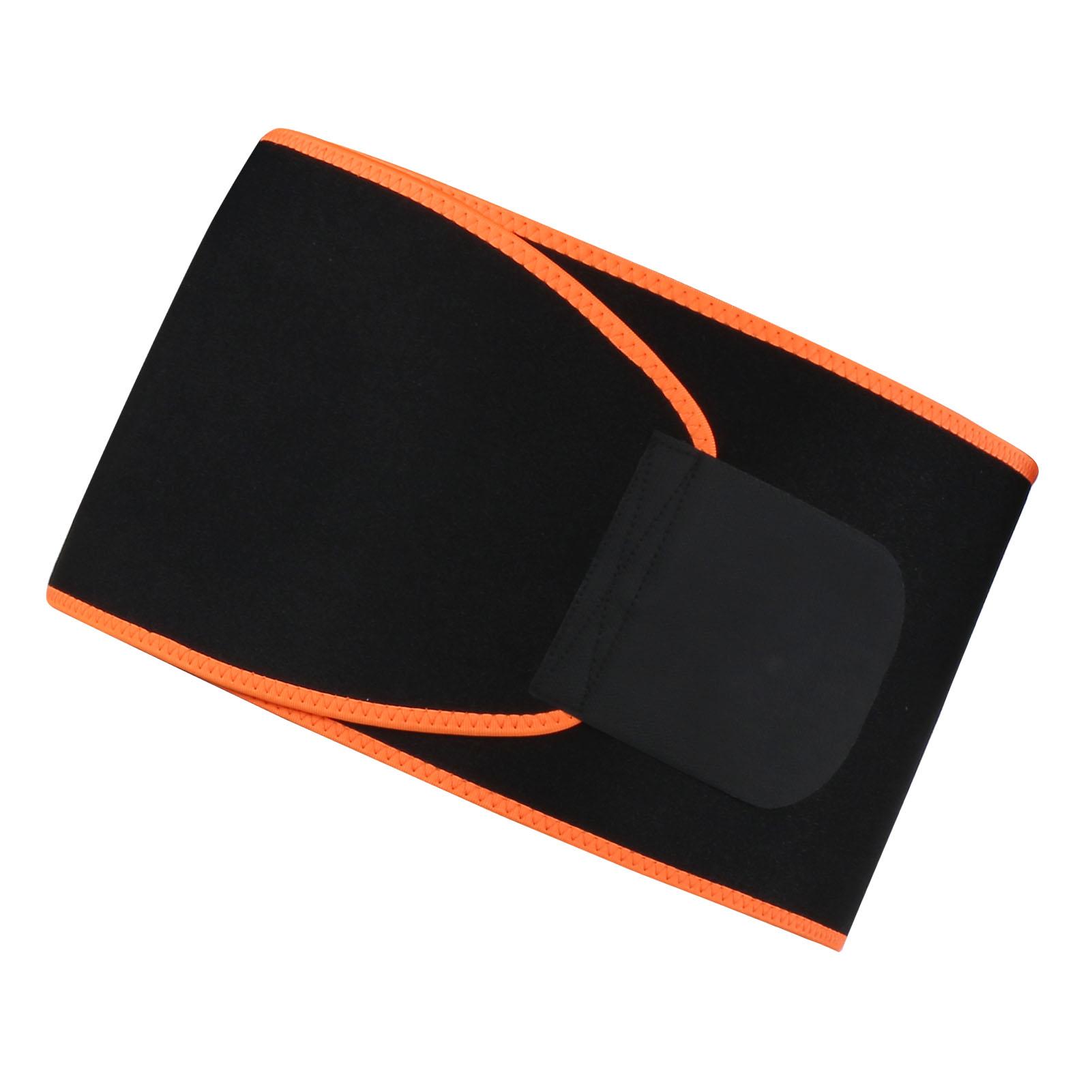 

Waist Trainer Belt Adjustable OK Cloth Neoprene Composite Women Slimming Belly Band Shaper for SportsOrange Black