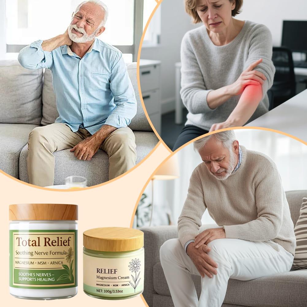 Nerve-soothing magnesium cream Natural ingredients Cream Relieves Tension Muscle Discomfort relax tight muscles