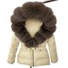 OFTBUY Winter Jacket Women's Real Raccoon Fox Fur White Duck Down Coat Thick Warm