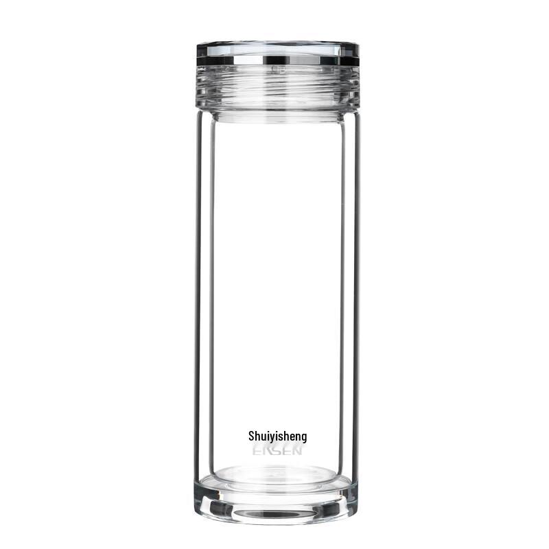 Shui Yisheng Double-Wall Glass Tea Infuser Bottle