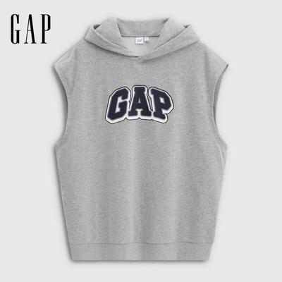 Gap Unisex 854305 Logo Print Sleeveless Hoodie