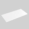 Blat Laminowany Biały 138 X 68 X 2,5 Cm Do Biurka, Stołu, Stolika