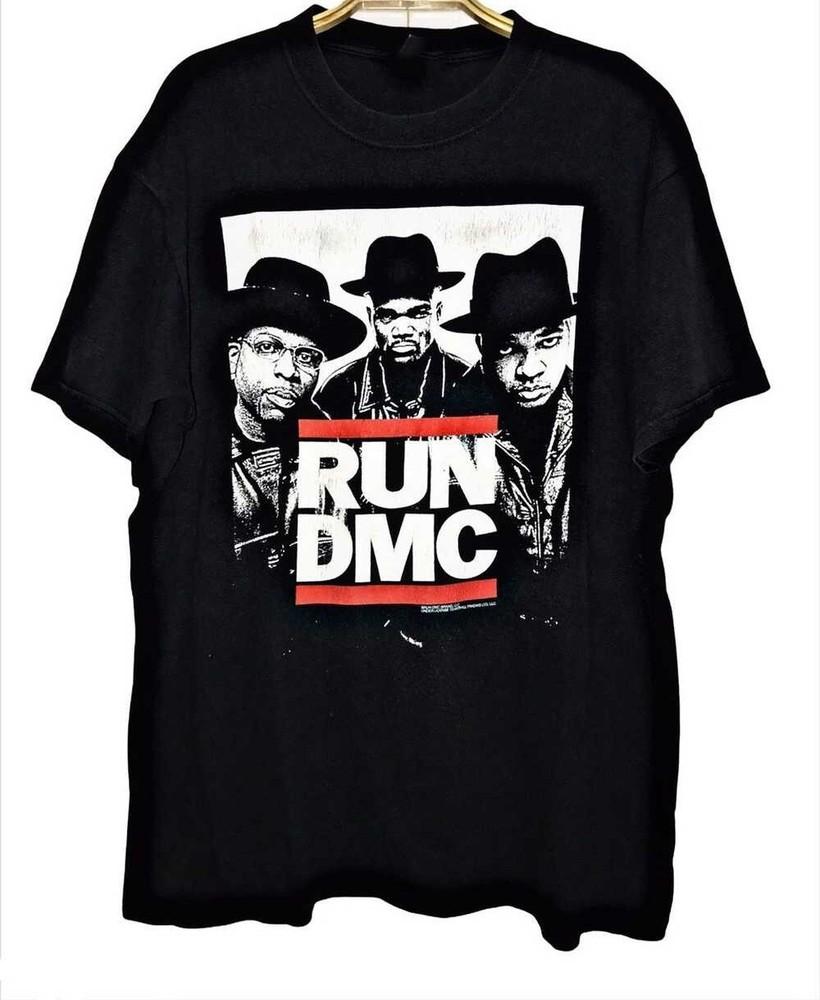 T-shirt Rap Run DMC Noir Unisexe S-4XL
