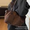 This year's popular bag women's large capacity 2025 new fashion autumn and winter shoulder underarm bag pleated commuter tote bag