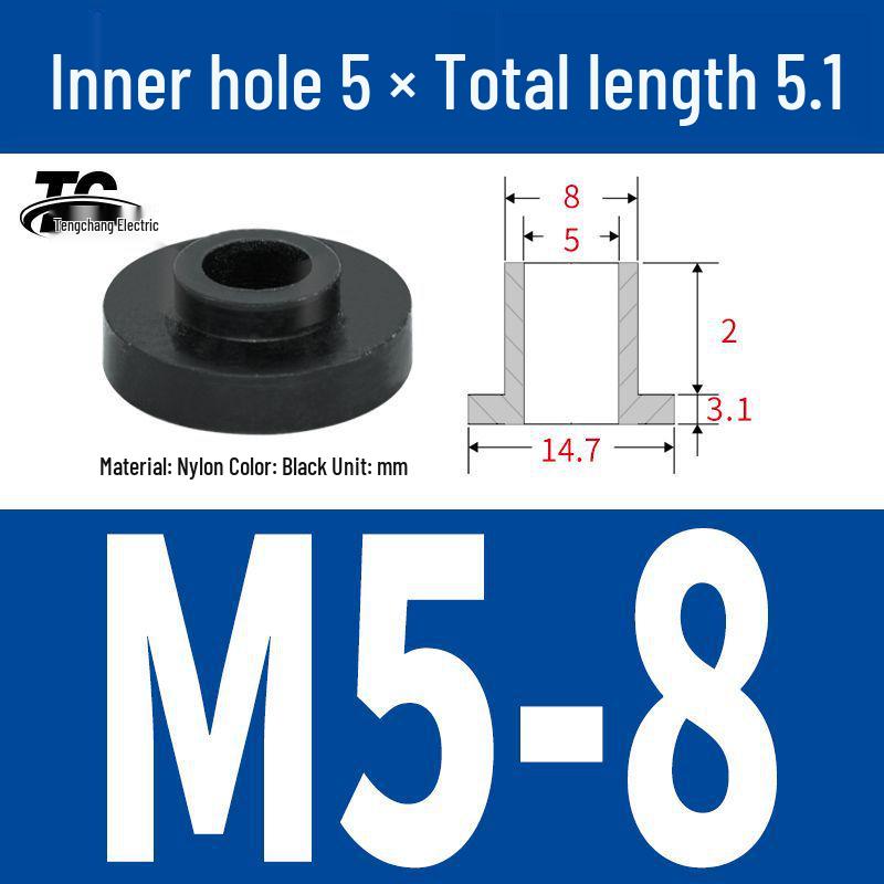 Insulating Nylon Bushings & Gaskets: T-Type, Stepped, Grooved Washers & Hinges for Window Protection