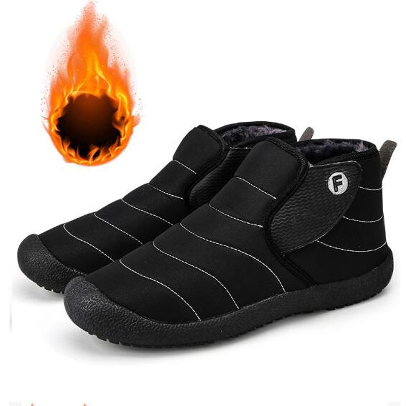 Mode Outdoor Reise Sport Paar Schneestiefel große Größe 48 Baumwollschuhe Winter Schneestiefel Herren chaussure homme H993