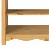 Drammen Console Table with Drawers Oak Finish 89.5 x 37 x 73 cm