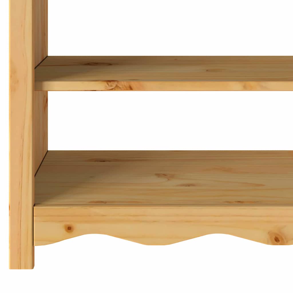 Drammen Console Table with Drawers Oak Finish 89.5 x 37 x 73 cm