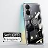 For Huawei Nova Y73 Case Ring Holder Phone Case Ultra Thin Transparent Car Navigation Silicone Clear Cases For Huawei Nova Y73 Phone Casing