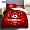 FC Hermannstadt Bedding Quilt Set Quilt Cover Pillowcase Home Decoration Birthday Gift (1 * duvet cover + 2 * pillowcase, without core)