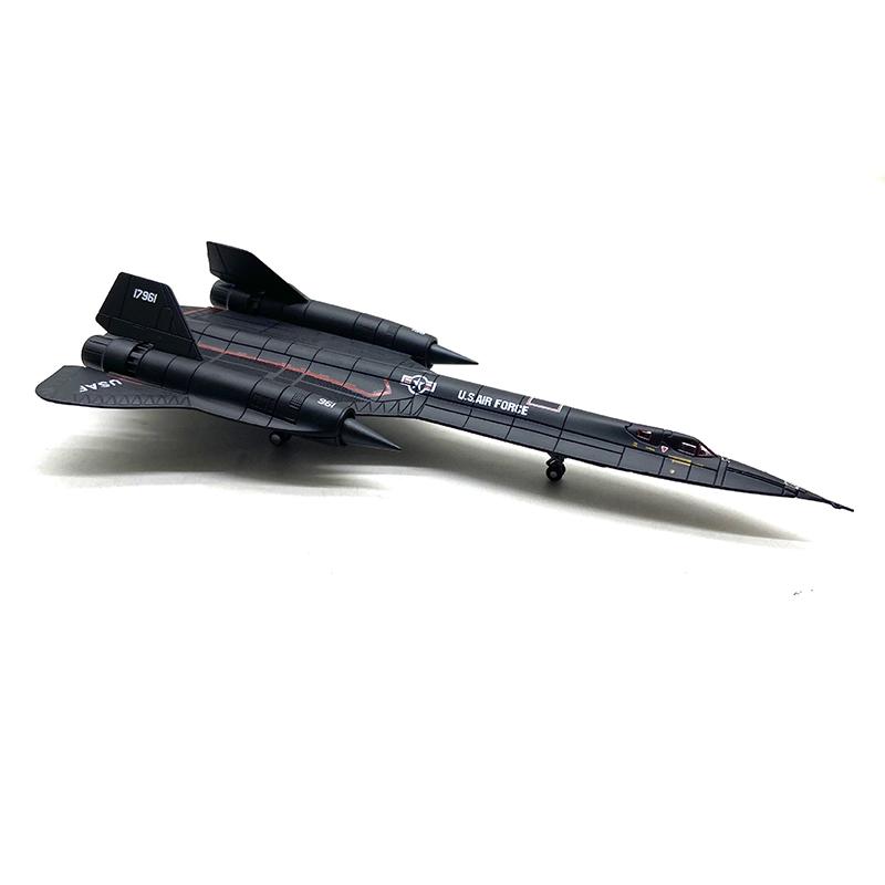 1/144 Scale US Air Force SR-71 Blackbird Reconnaissance Aircraft Alloy Model Diecast Airplane Model