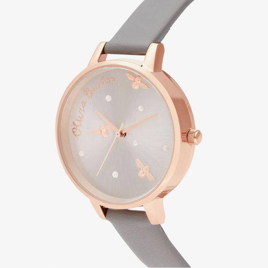 Zegarek OLIVIA BURTON OB16PQ03. Kwarcowy, Kolor szary. Kobieta.