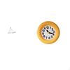 Contemporary Abstract Thinker Sculpture Ornament with Silent Analog Wall Clock Creative Decorative