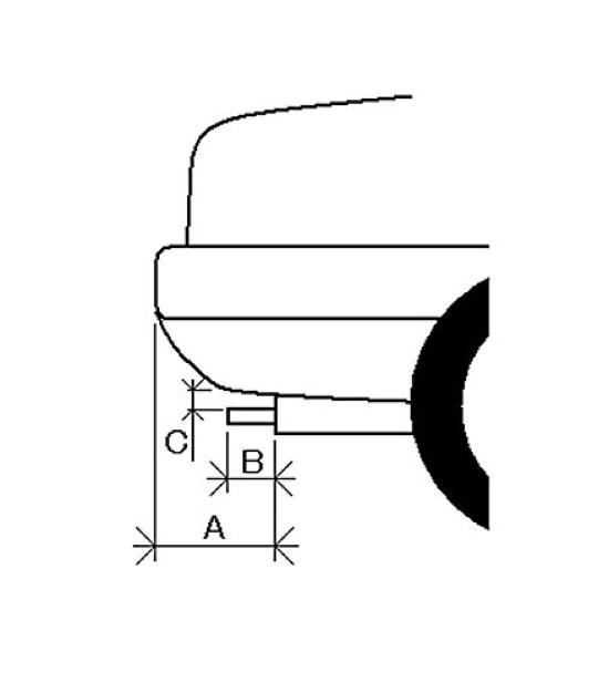 VIZ Muffler Cutter Aurora Color for and Karen [45] Voltz, Camry, Carina, (VIZ-KMC-AX45-24)