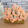 Ornamental 1 Bouquet Simulation Rose No Watering Vivid Bright Color Artificial Flowers Home Beautification
