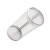 Rolling Grilling Basket Round Stainless Steel Grill Basket for Outdoor Grilling Fish Shrimp Meat Vegetables Fries Small 20x9.4cm