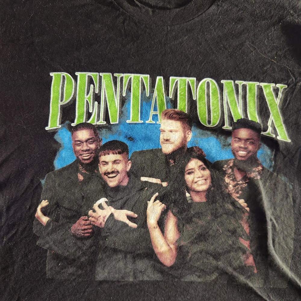 VTG Style Pentatonix Band In Concert Shirt Cotton Black Unisex S-5XL 1V0682 Unisex T-Shirt M