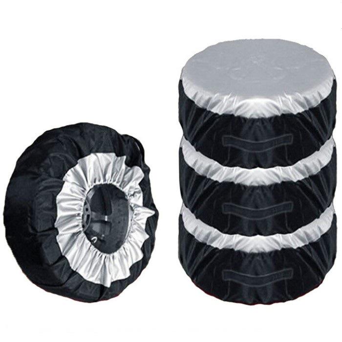 Silver Coated 210D Half-Pack Spare Tire Dust Storage Cover