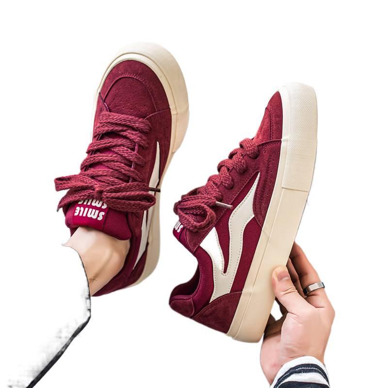 Canvas Summer Casual Sports Maillard Skateboarding Shoes Student Red Natal Tide Shoes