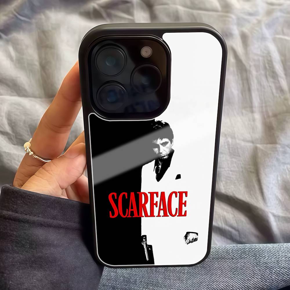 S-Scarface Movies Phone Case Hard Plastic Phone Case For Iphone 17 Air 16 15 14 13 12 11 Pro Max PC TPU