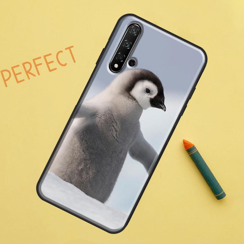 Penguin Snow Arctic Cute Animal For Huawei Nova Y91 Y70 Y72 Y73 Y60 Y90 Y61 8i 7i 11i 12i 12s 9 10 SE P20 P30 P40 Lite Case